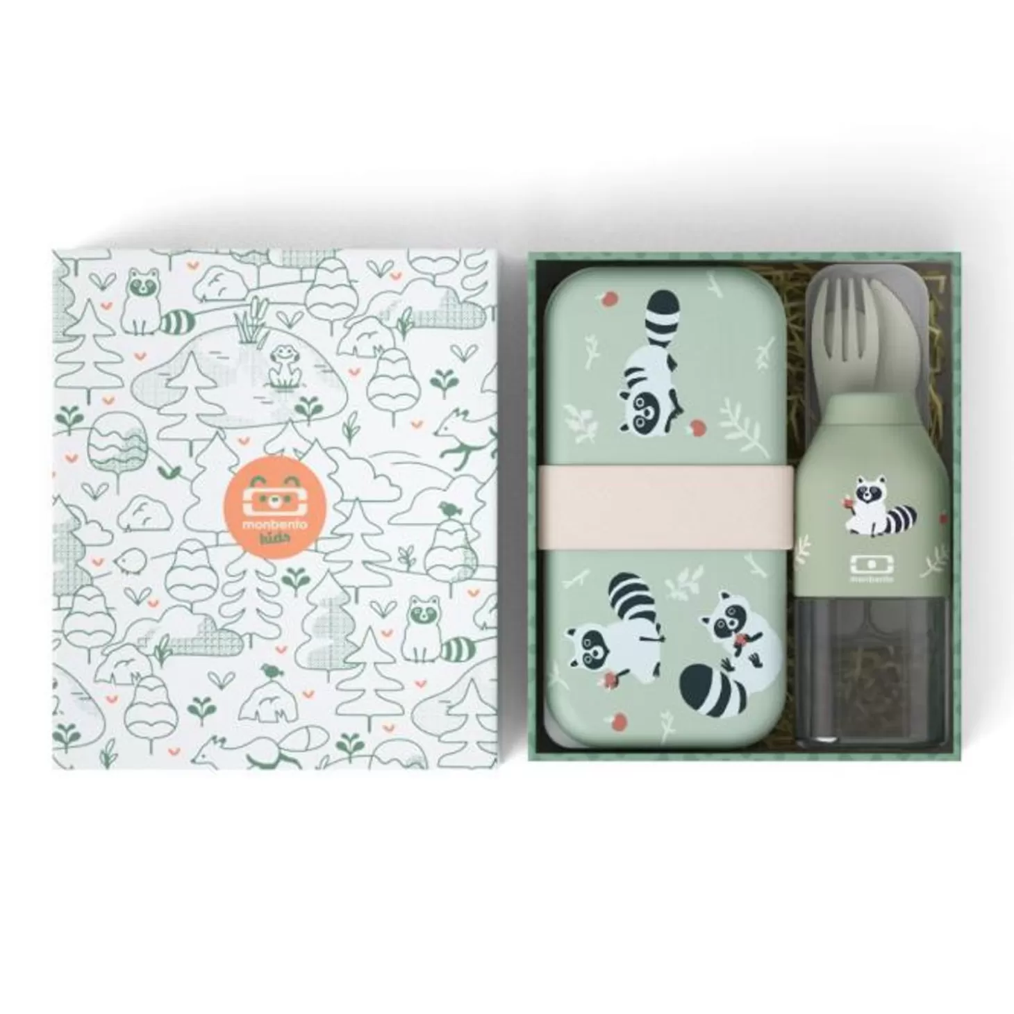 coffret_cadeau_enfants_mb_foodie_vert_raccoon_2.webp Monbento Coffret Cadeau Enfants Mb Foodie Vert Raccoon> Enfants