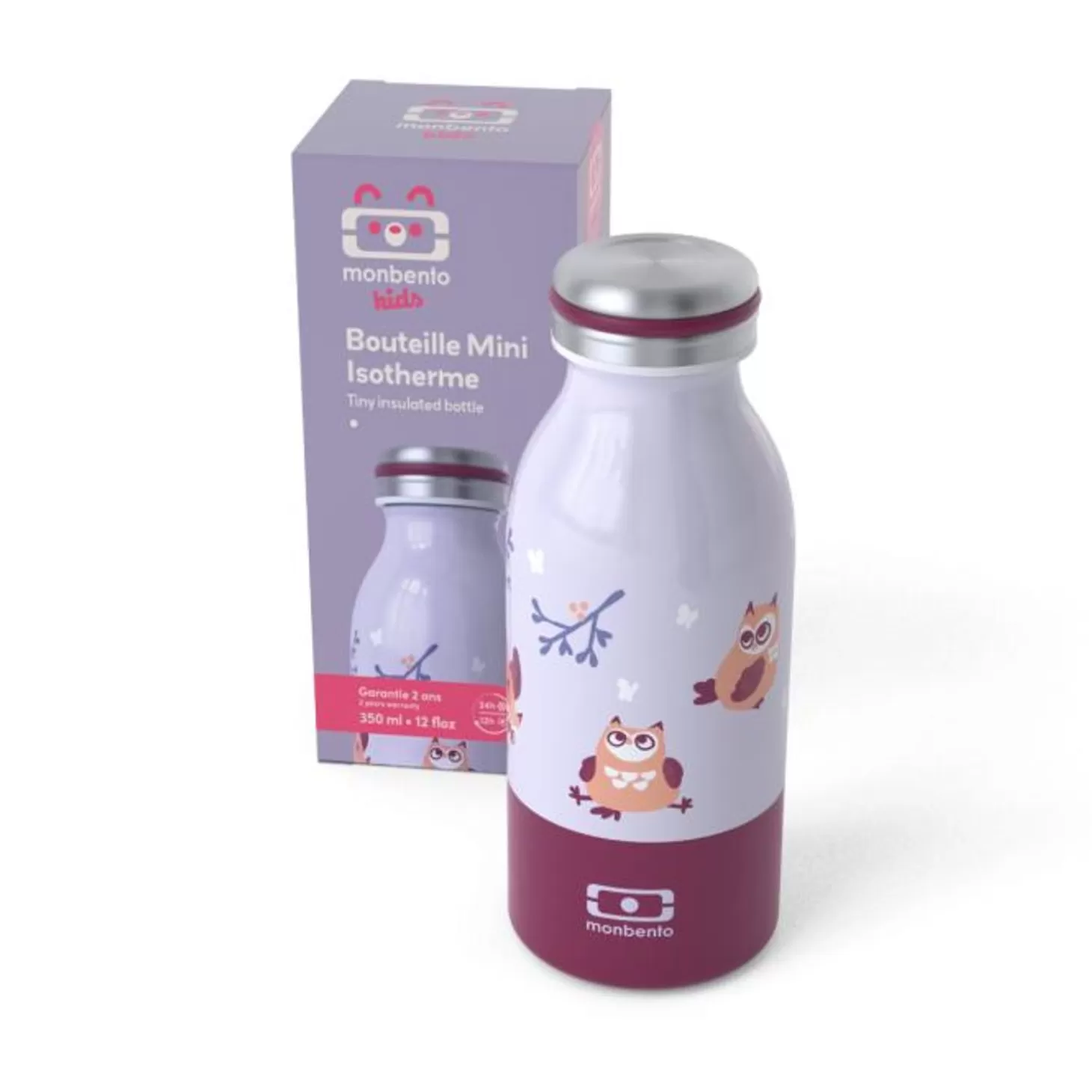 mb_cooly_mauve_owly_3.webp Monbento Mb Cooly Mauve Owly> Mb Cooly Gourde Isotherme 35Cl