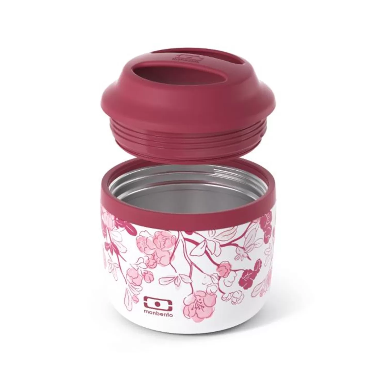 mb_element_graphic_magnolia_2.webp Monbento Mb Element Graphic Magnolia> Lunch Box Isotherme 550Ml