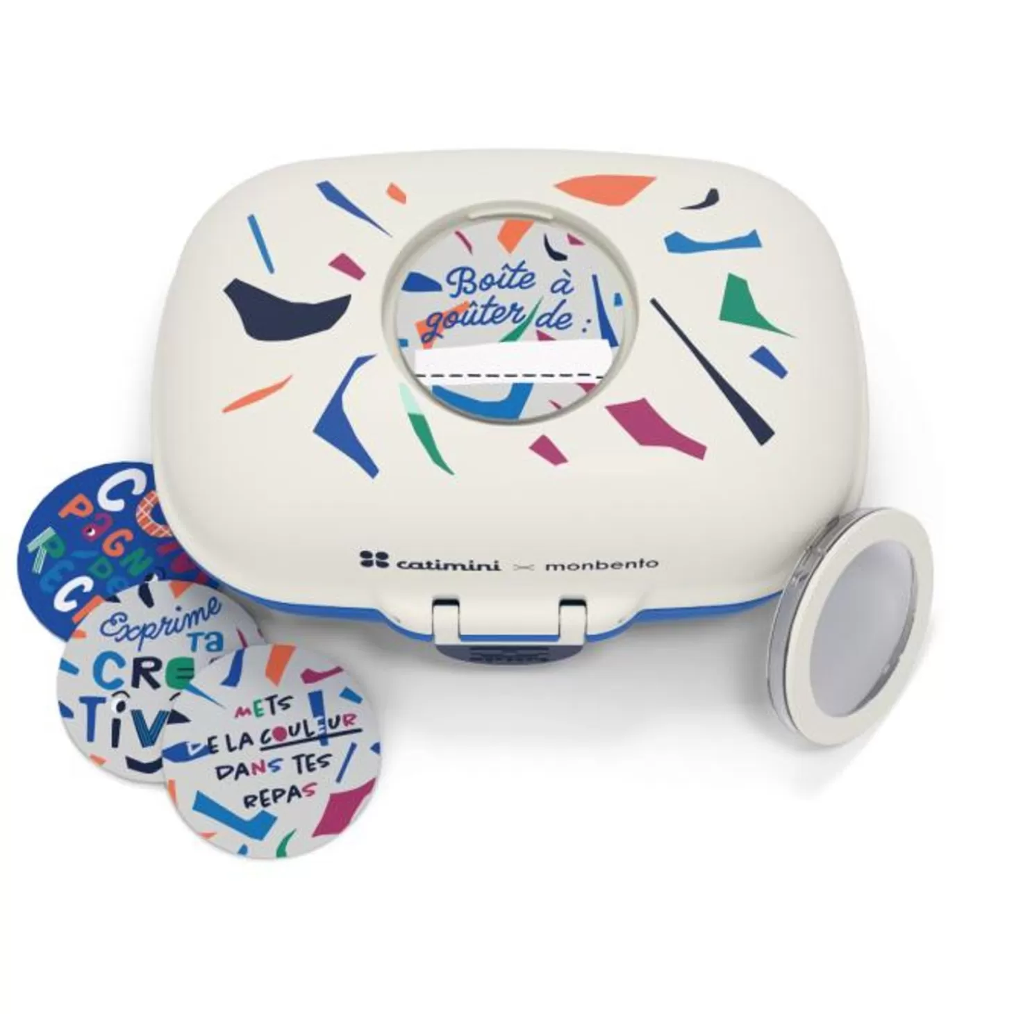 mb_gram_catimini_bleu_terrazzo_3.webp Monbento Mb Gram Catimini Bleu Terrazzo> Mb Gram Boîte À Goûter 600Ml