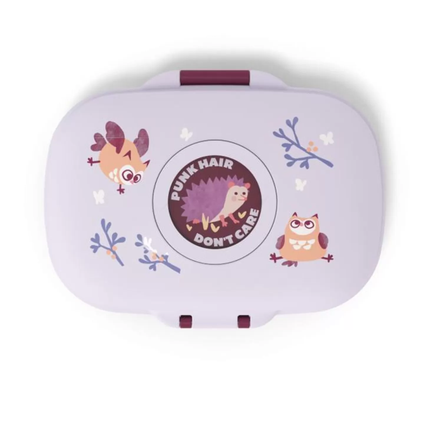 mb_gram_mauve_owly_3.webp Monbento Mb Gram Mauve Owly> Mb Gram Boîte À Goûter 600Ml