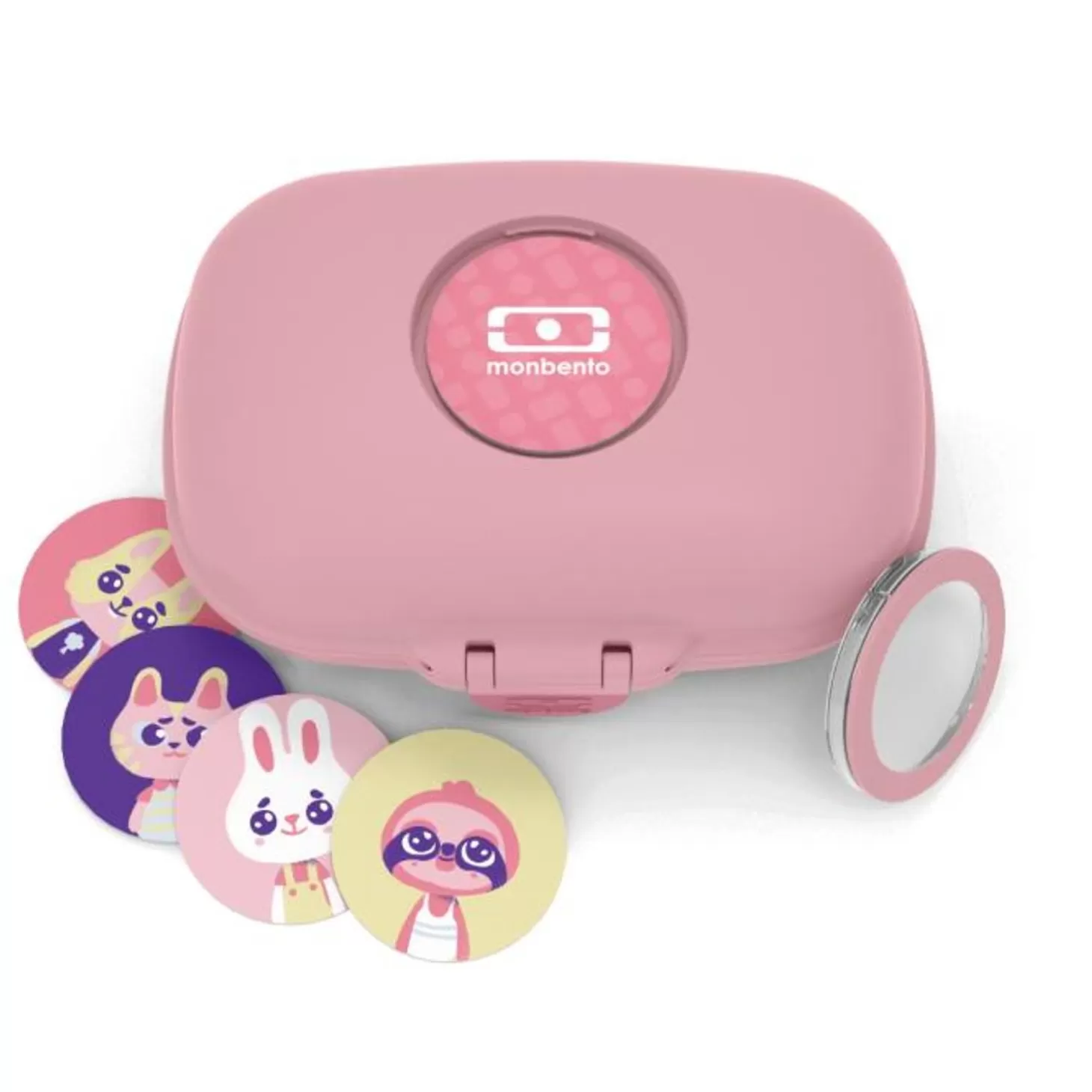 mb_gram_rose_blush_2.webp Monbento Mb Gram Rose Blush> Mb Gram Boîte À Goûter 600Ml