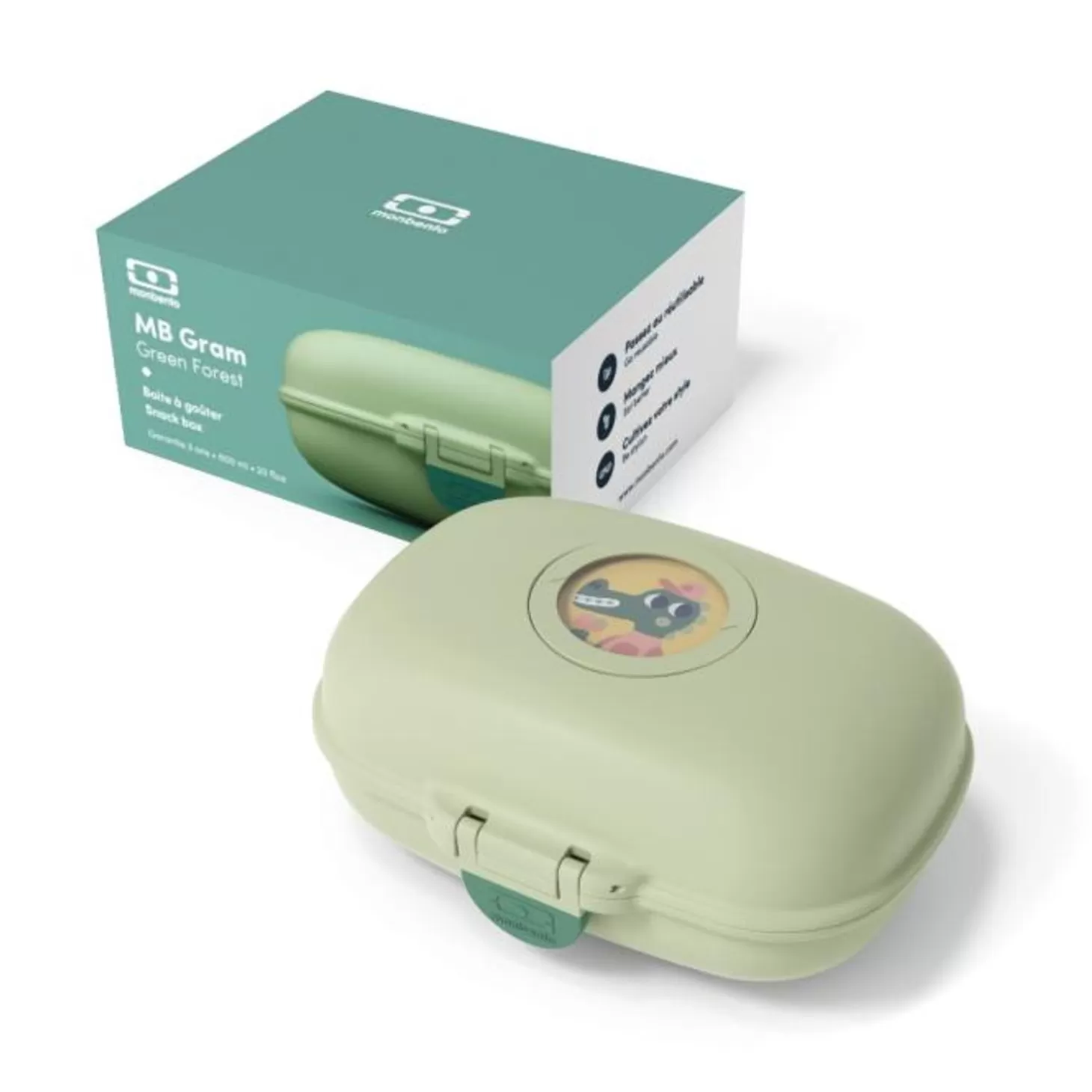 mb_gram_vert_forest_5.webp Monbento Mb Gram Vert Forest> Mb Gram Boîte À Goûter 600Ml