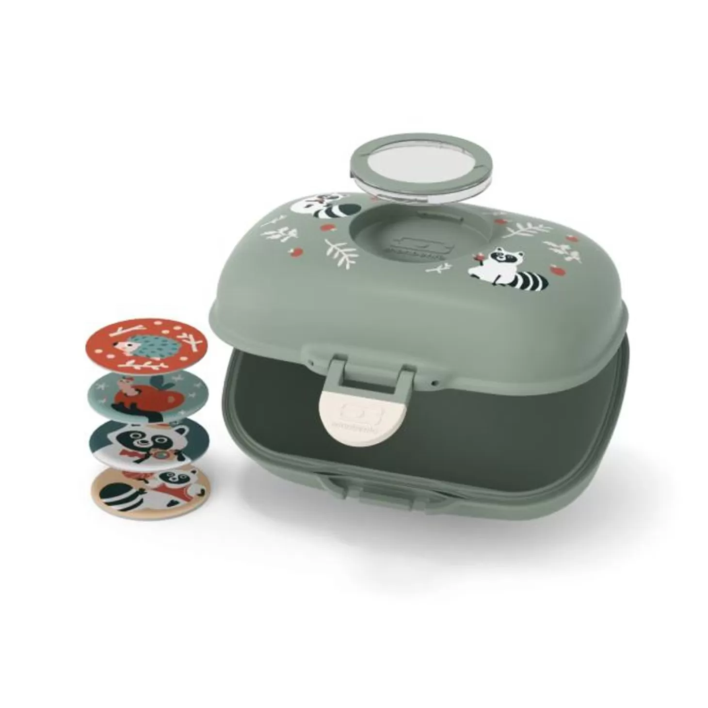 mb_gram_vert_raccoon_4.webp Monbento Mb Gram Vert Raccoon> Mb Gram Boîte À Goûter 600Ml