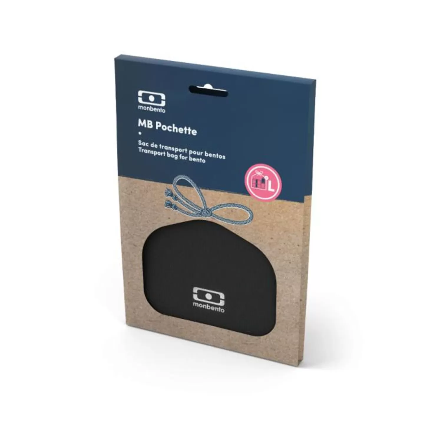 mb_pochette_l_noir_onyx_2.webp Monbento Mb Pochette L Noir Onyx> Sacs Et Pochette