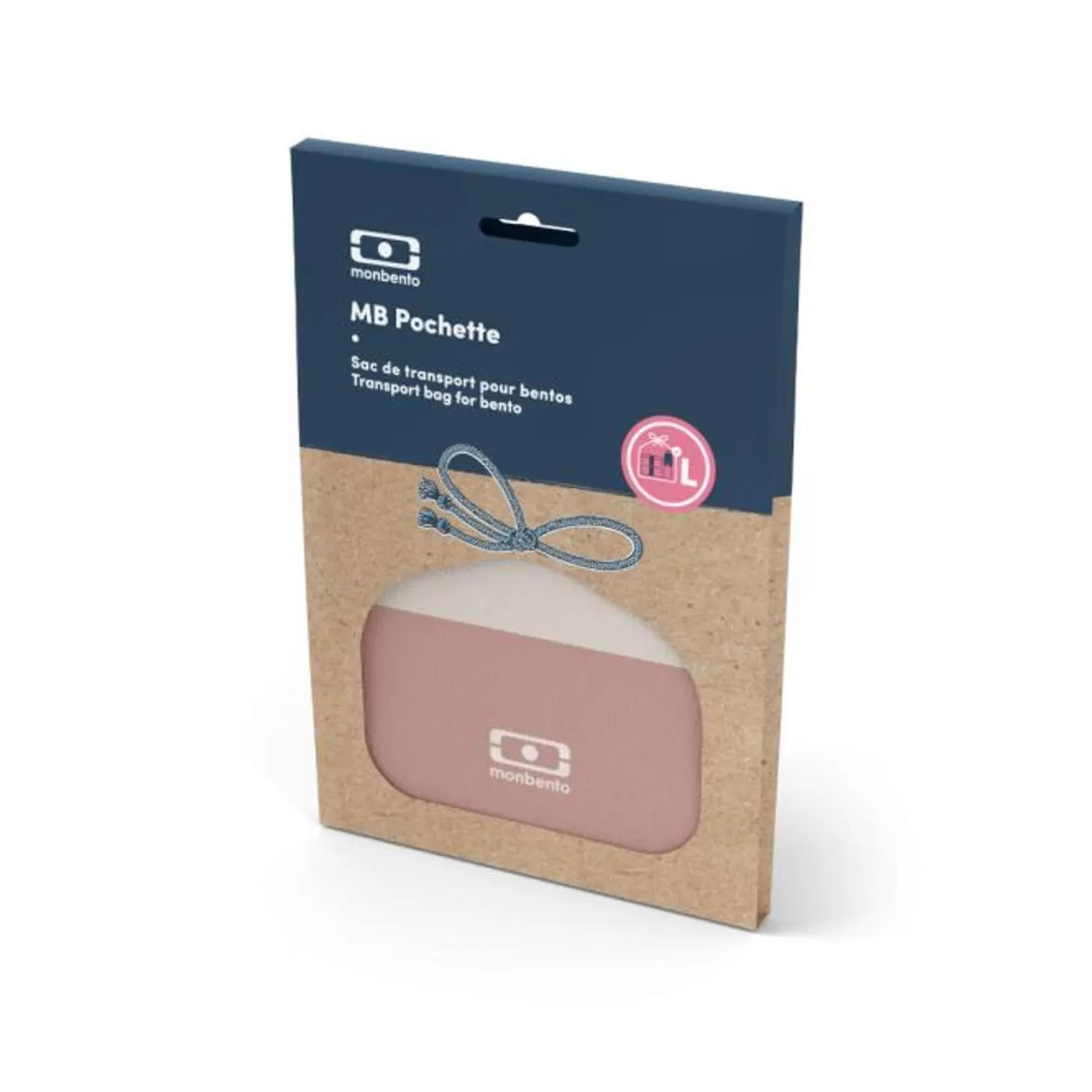 mb_pochette_l_rose_natural_2.webp Monbento Mb Pochette L Rose Natural> Sacs Et Pochette