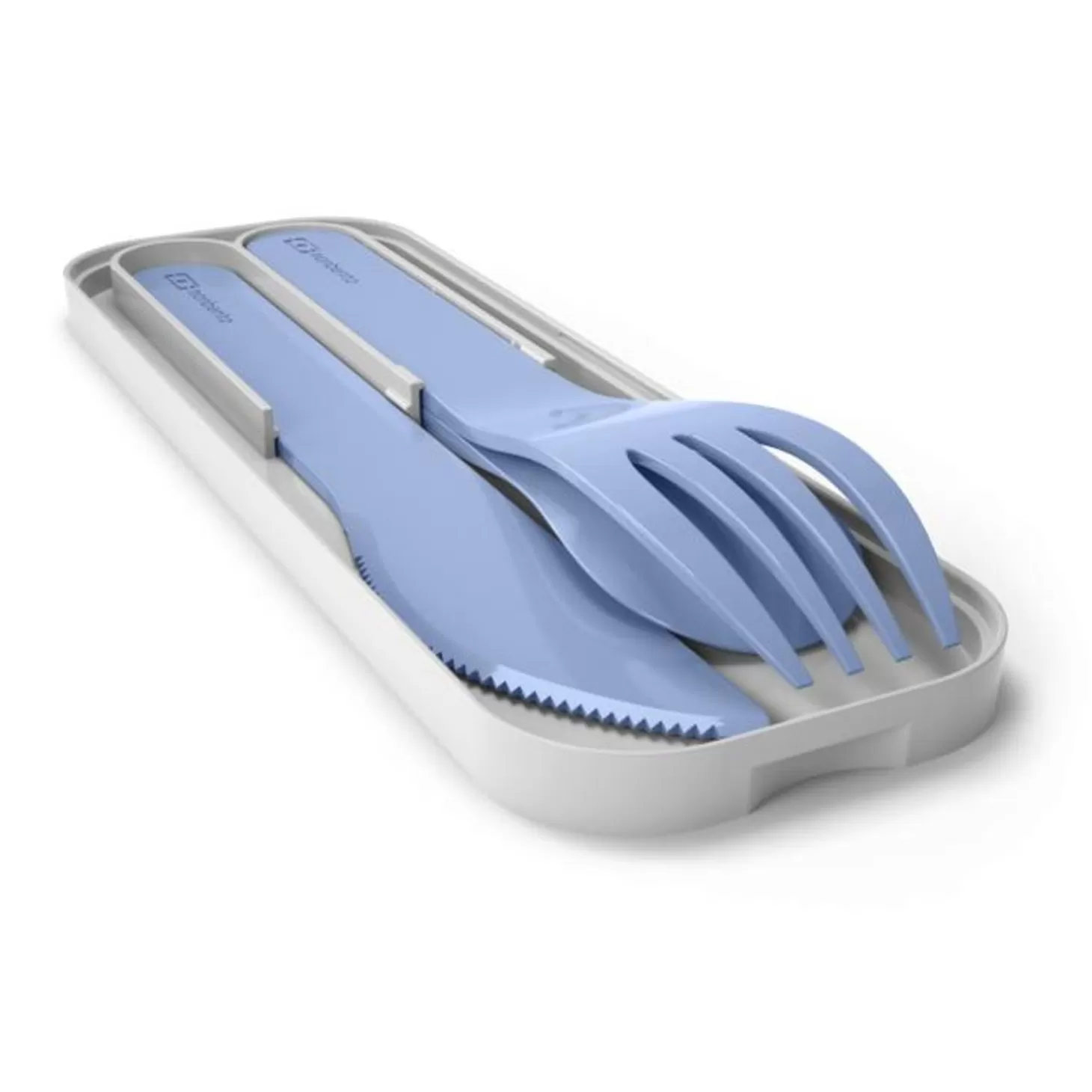 Monbento Mb Pocket Color Bleu Infinity> Couverts En Plastique Biodégradable