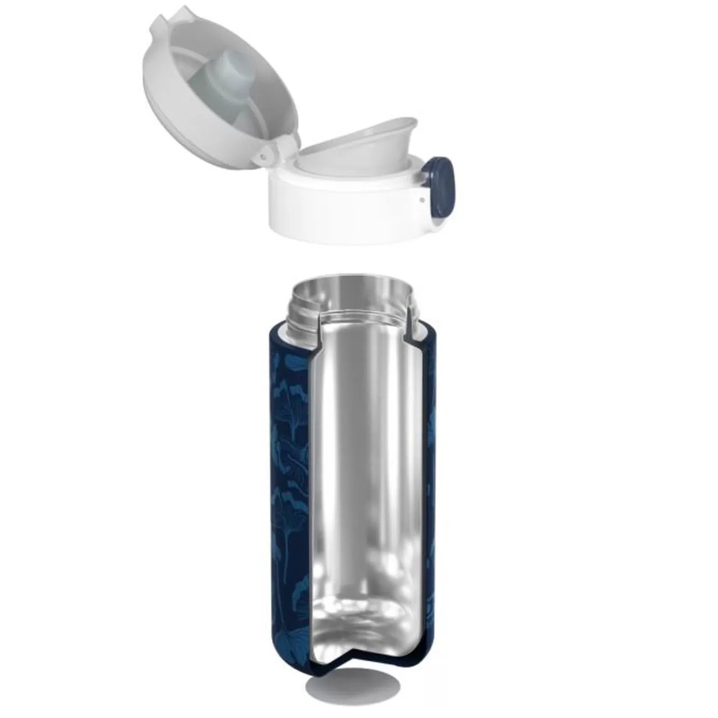 mb_pop_graphic_bleu_ginkgo_3.webp Monbento Mb Pop Graphic Bleu Ginkgo> Mb Pop Gourde Isotherme Sport 36Cl