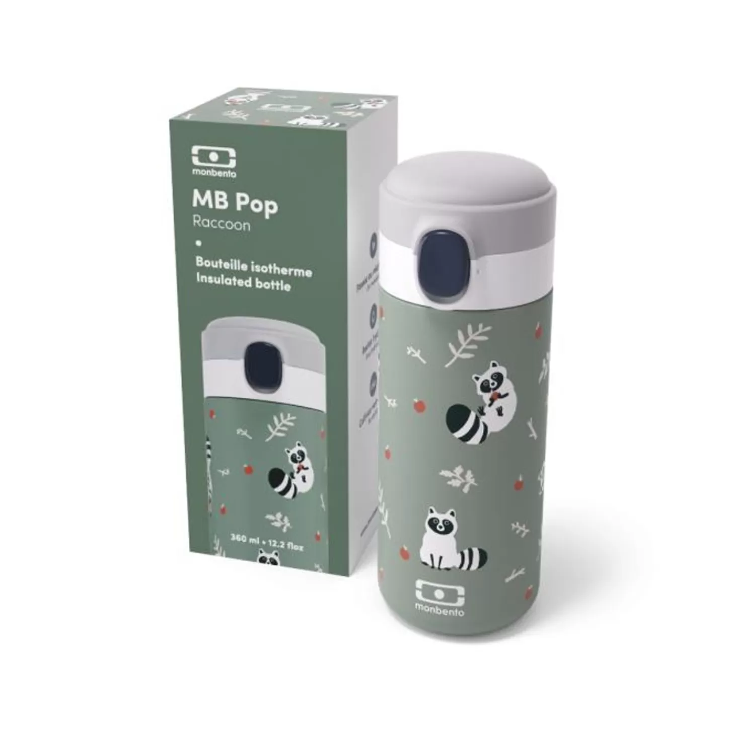 mb_pop_vert_raccoon_4.webp Monbento Mb Pop Vert Raccoon> Mb Pop Gourde Isotherme Sport 36Cl