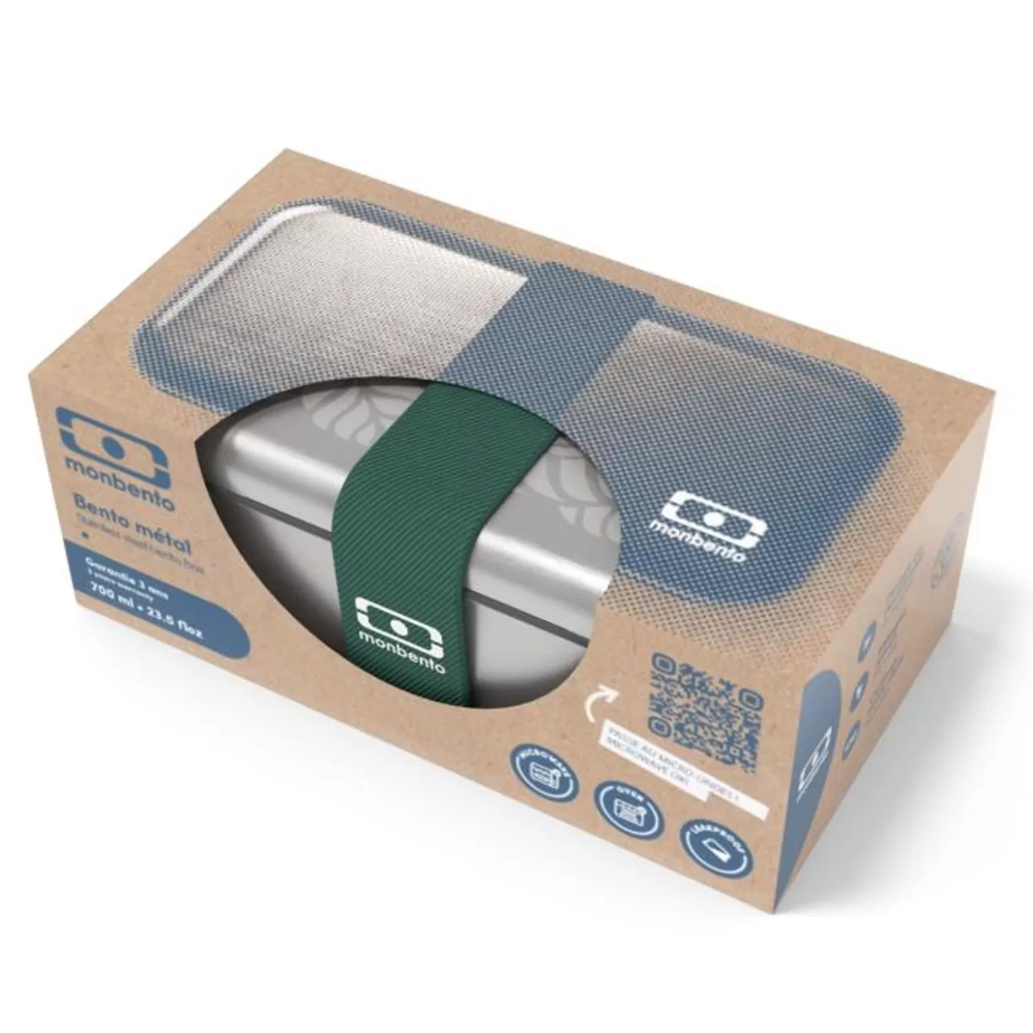 mb_sense_graphic_jungle_4.webp Monbento Mb Sense Graphic Jungle> Mb Sense Lunch Box Métal 700Ml