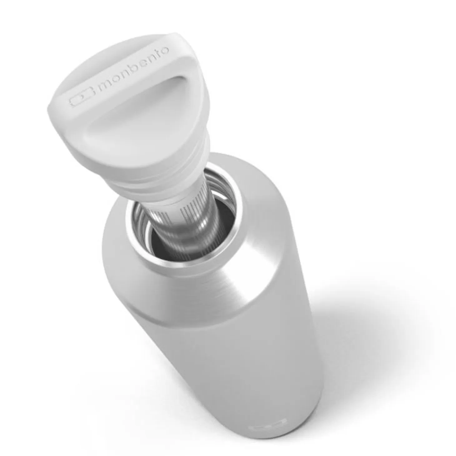 Monbento Mb Steel Métallic Silver> Mb Steel Gourde Isotherme 50Cl