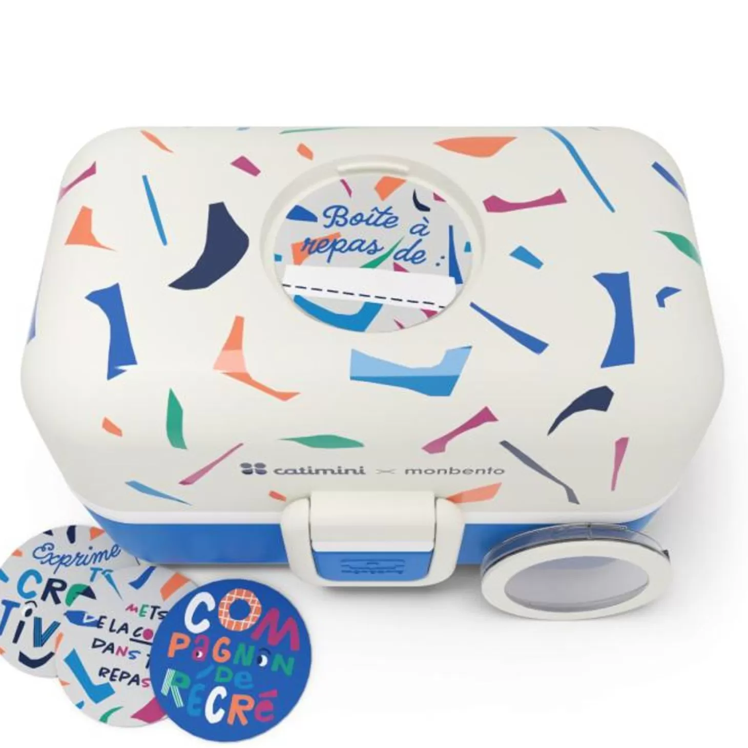 mb_tresor_catimini_bleu_terrazzo_2.webp Monbento Mb Tresor Catimini Bleu Terrazzo> Mb Tresor Bento Enfant 800Ml