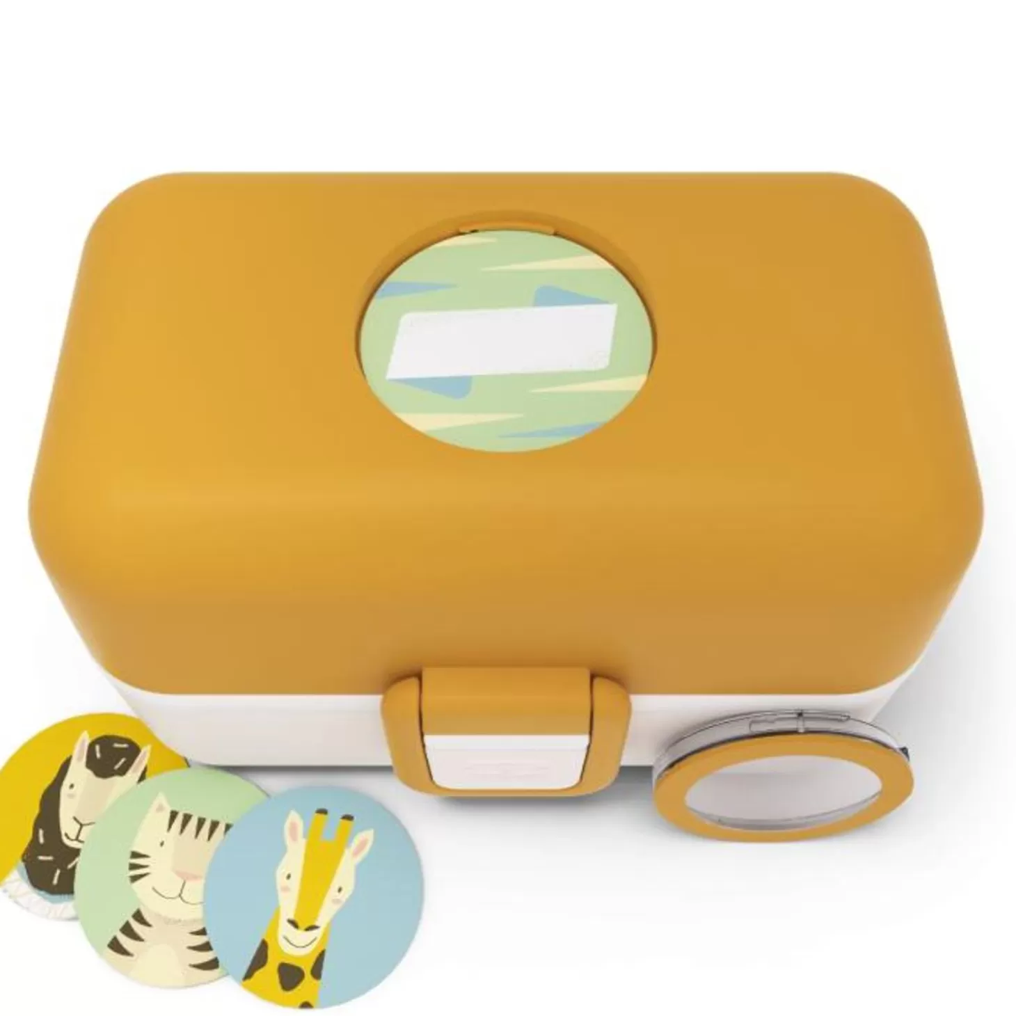 mb_tresor_moutarde_safari_2.webp Monbento Mb Tresor Moutarde Safari> Mb Tresor Bento Enfant 800Ml