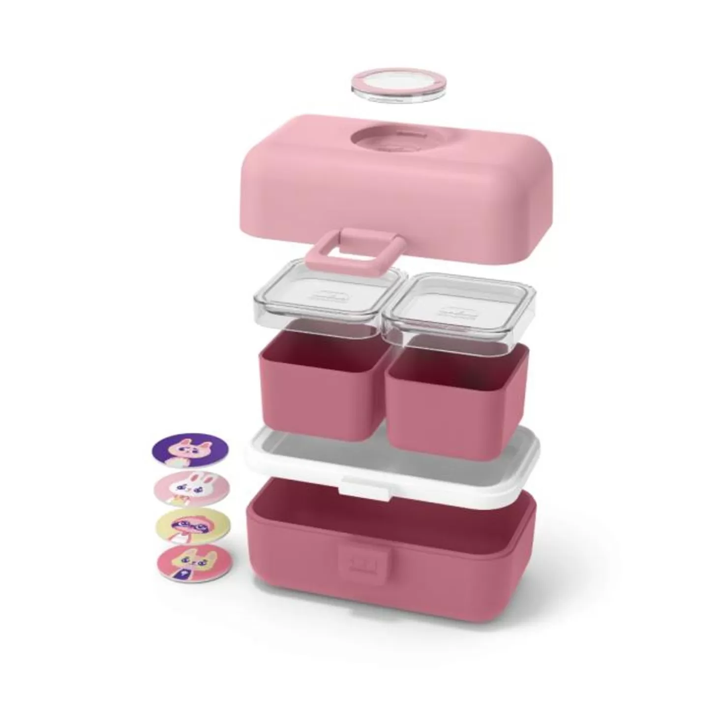 mb_tresor_rose_blush_3.webp Monbento Mb Tresor Rose Blush> Mb Tresor Bento Enfant 800Ml
